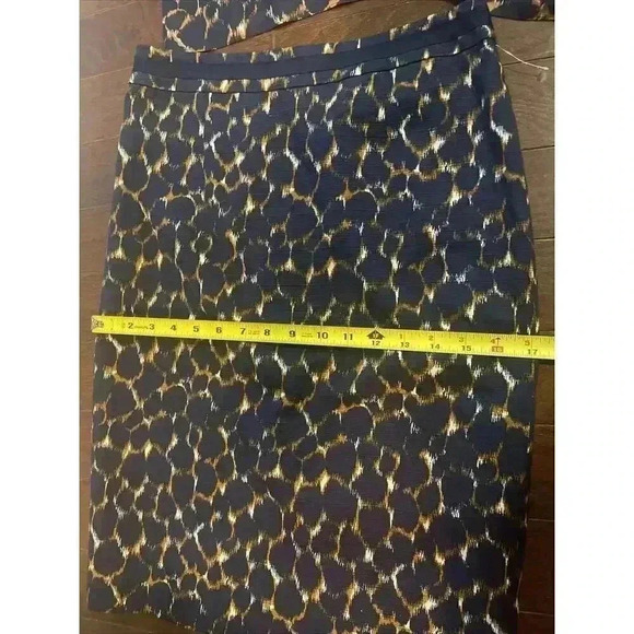 Boden 2-Piece Set Dress Outfit Silk Top Blouse Pencil Skirt Navy Work Office 6R - Picture 10 of 16